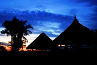 Sunset in Palumeu Suriname